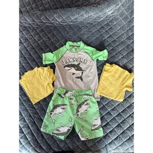 Little boy 3T swim and tshirt bundle